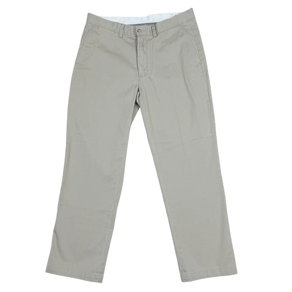 Polo Ralph Lauren Chino Pants 34/29 Classic Fit Khaki Tan Cotton Twill 89-Sd1